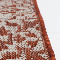 Indoor Outdoor Tile Rug - Terracotta - 133x190cm -Livora Home Shop 14758871 1495053511018277