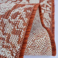 Indoor Outdoor Tile Rug - Terracotta - 133x190cm -Livora Home Shop 14758871 1775053511068935