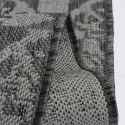 Indoor Outdoor Tile Rug - Grey - 100x150cm -Livora Home Shop 14758875 1705053511180751