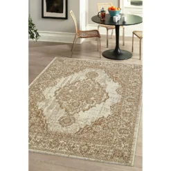 Indoor Outdoor Medallion Rug - Natural - 160x230cm -Livora Home Shop 14758904 5945053509915435